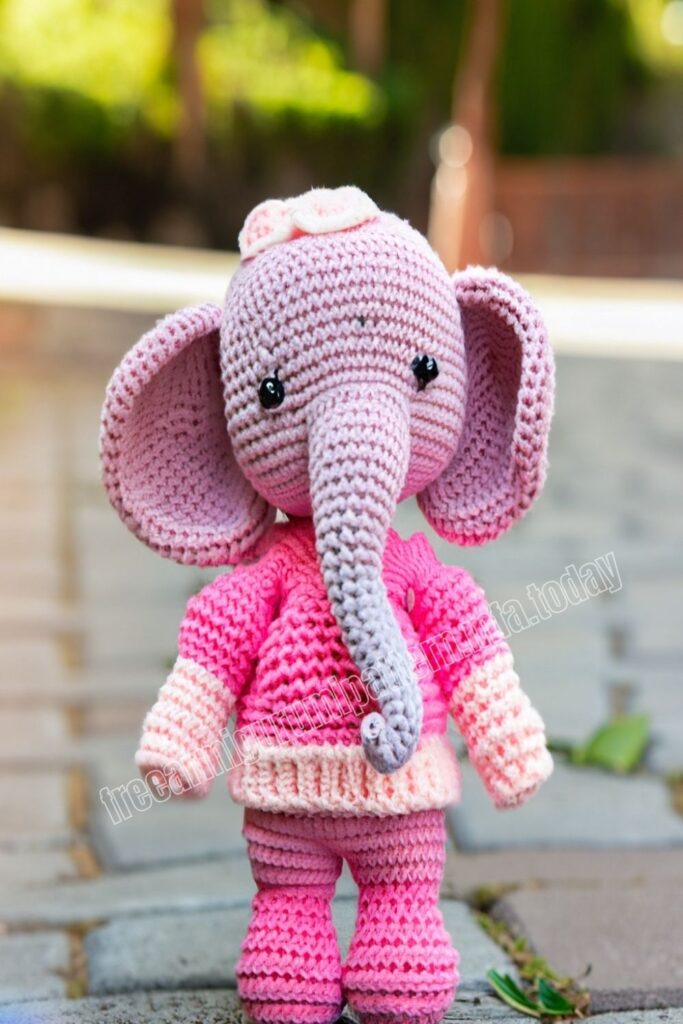 Plush Elephant Eleanor 4 4
