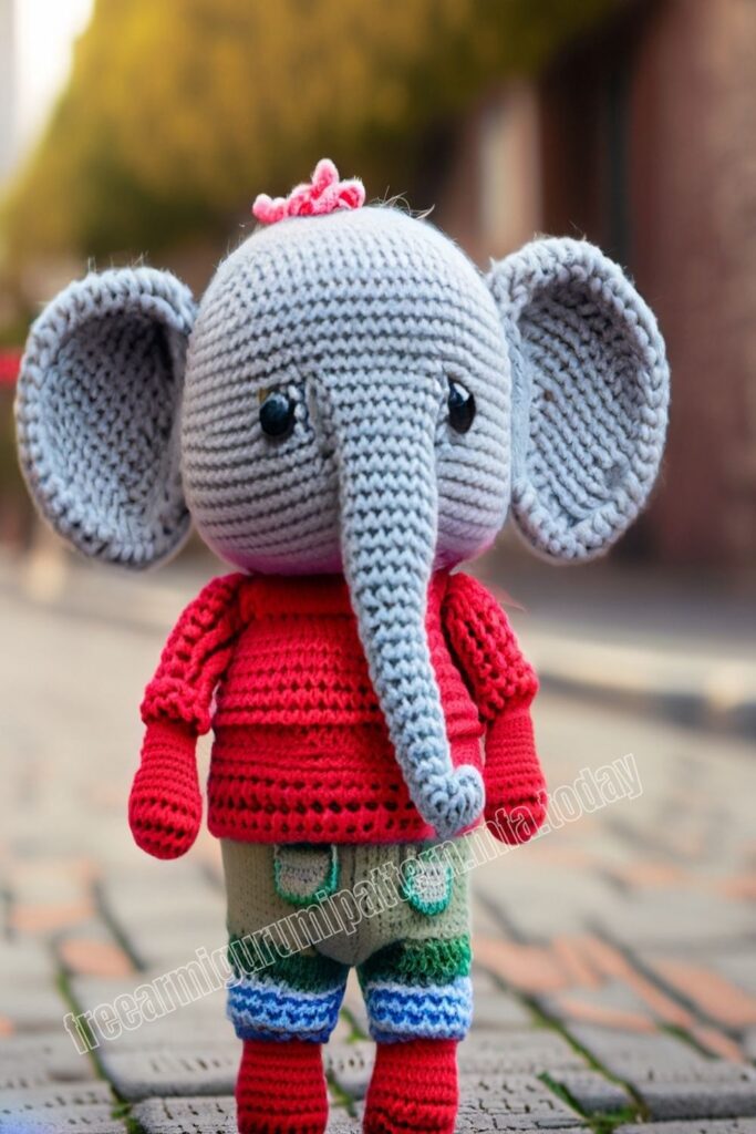 Plush Elephant Eleanor 4 6
