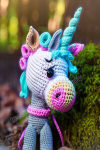 Amigurumi Unicorn Keychain Free Pattern-5 – Free Amigurumi Patterns