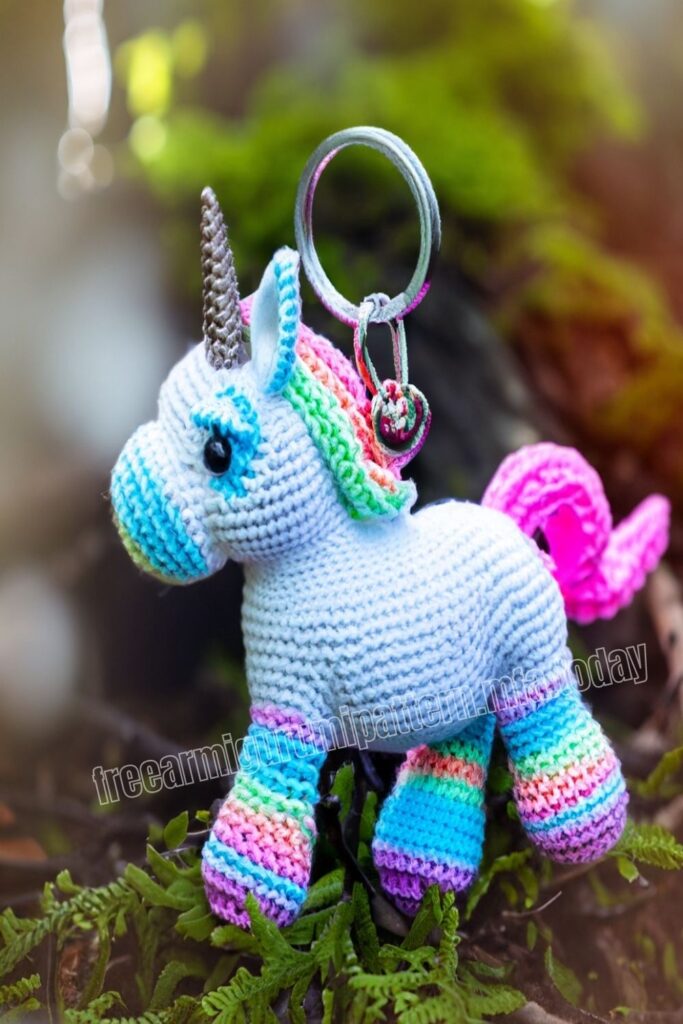 Unicorn Keychain 5 3