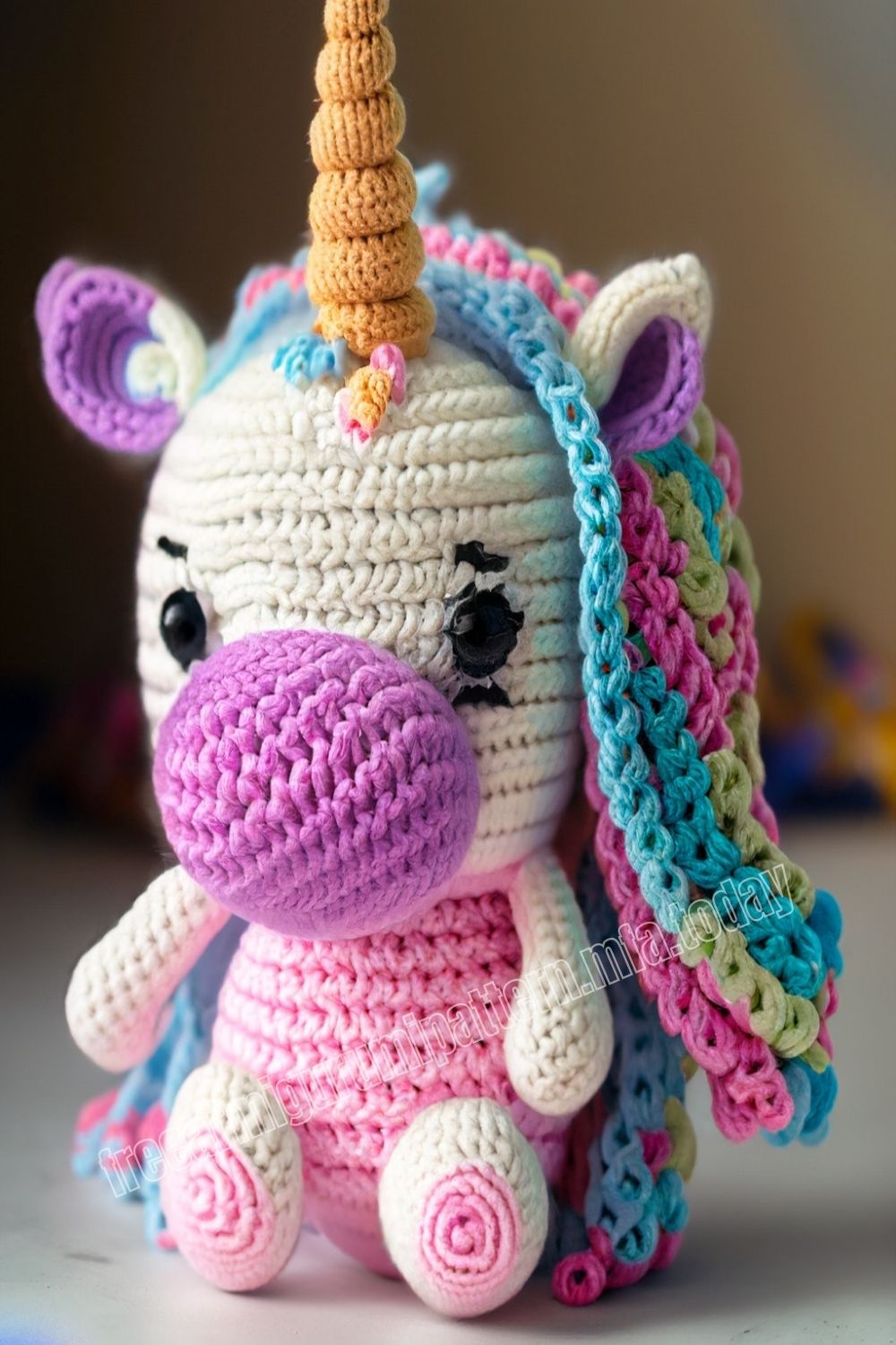 Amigurumi Unicorn Leela Free Pattern-1 – Free Amigurumi Patterns