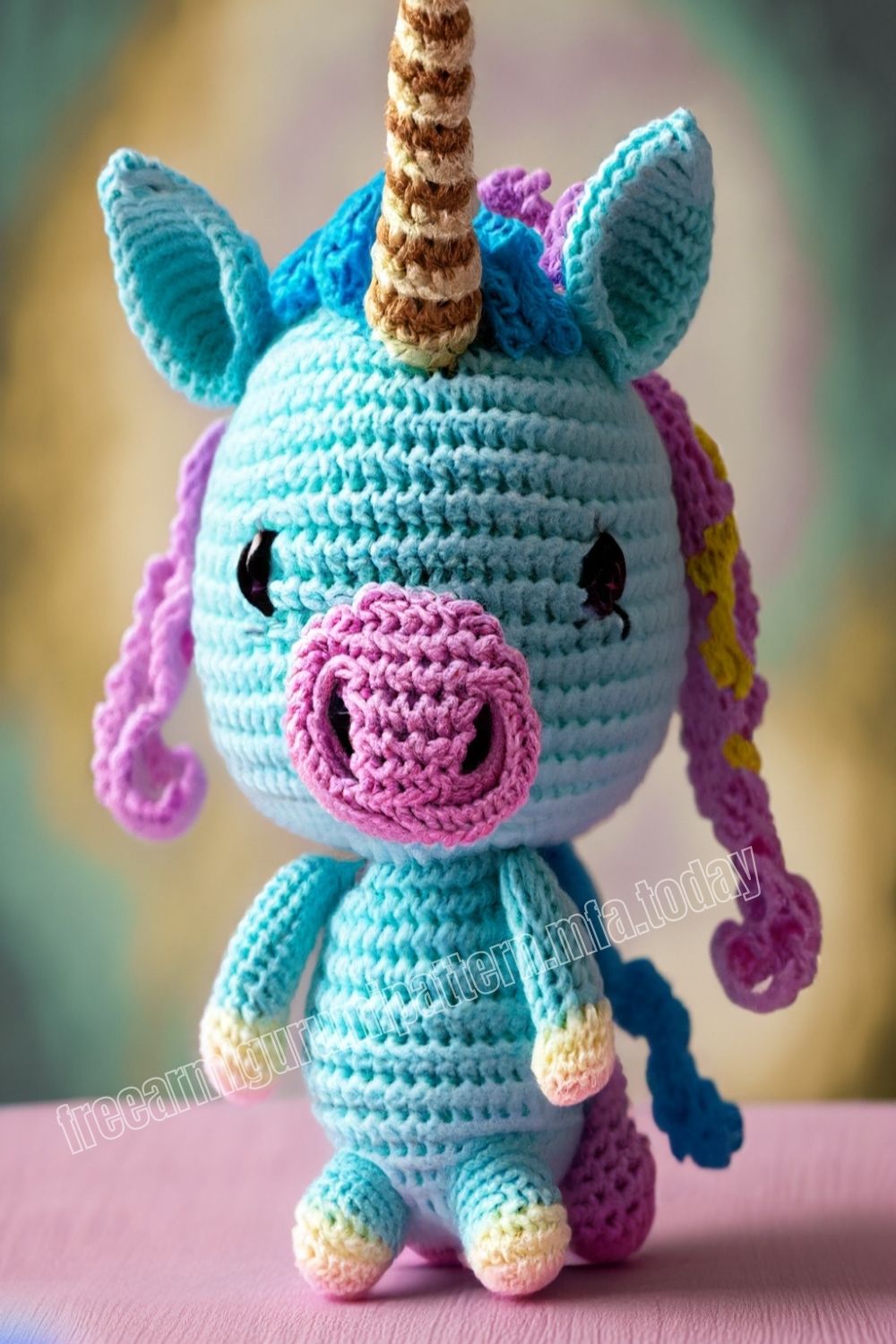 Amigurumi Unicorn Leela Free Pattern-1 – Free Amigurumi Patterns