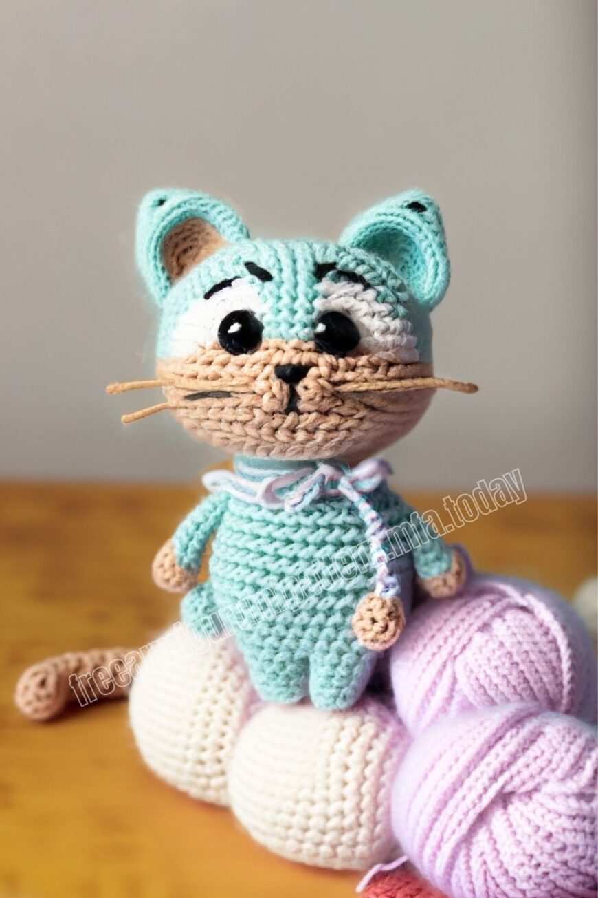 Amigurumi Cat Mermaid Free Pattern-5 – Free Amigurumi Patterns