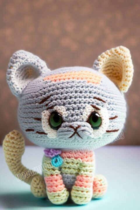 Amigurumi Cat Mermaid Free Pattern-5 – Free Amigurumi Patterns