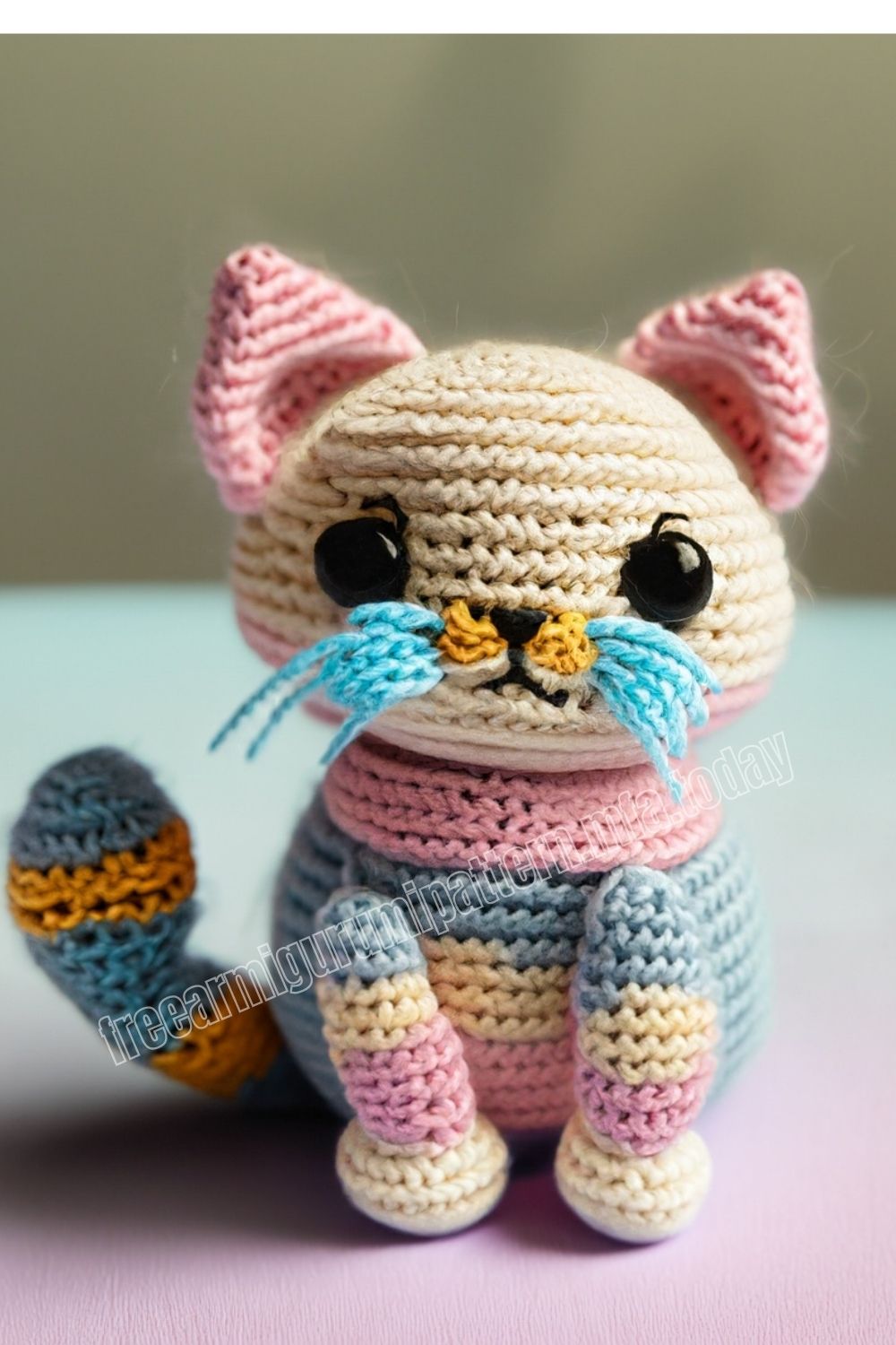 Amigurumi Cat Mermaid Free Pattern-5 – Free Amigurumi Patterns