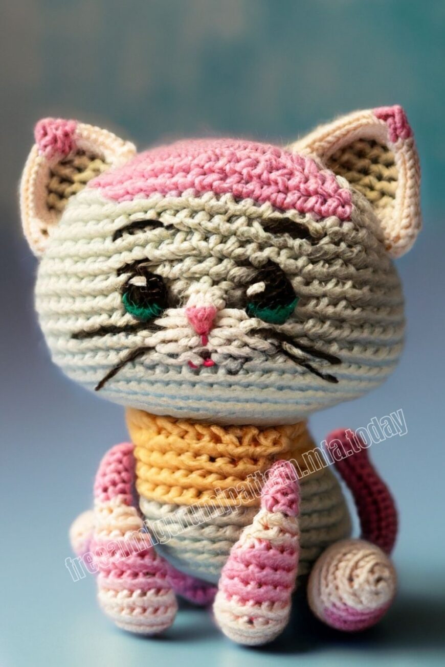 Amigurumi Cat Mermaid Free Pattern-5 – Free Amigurumi Patterns