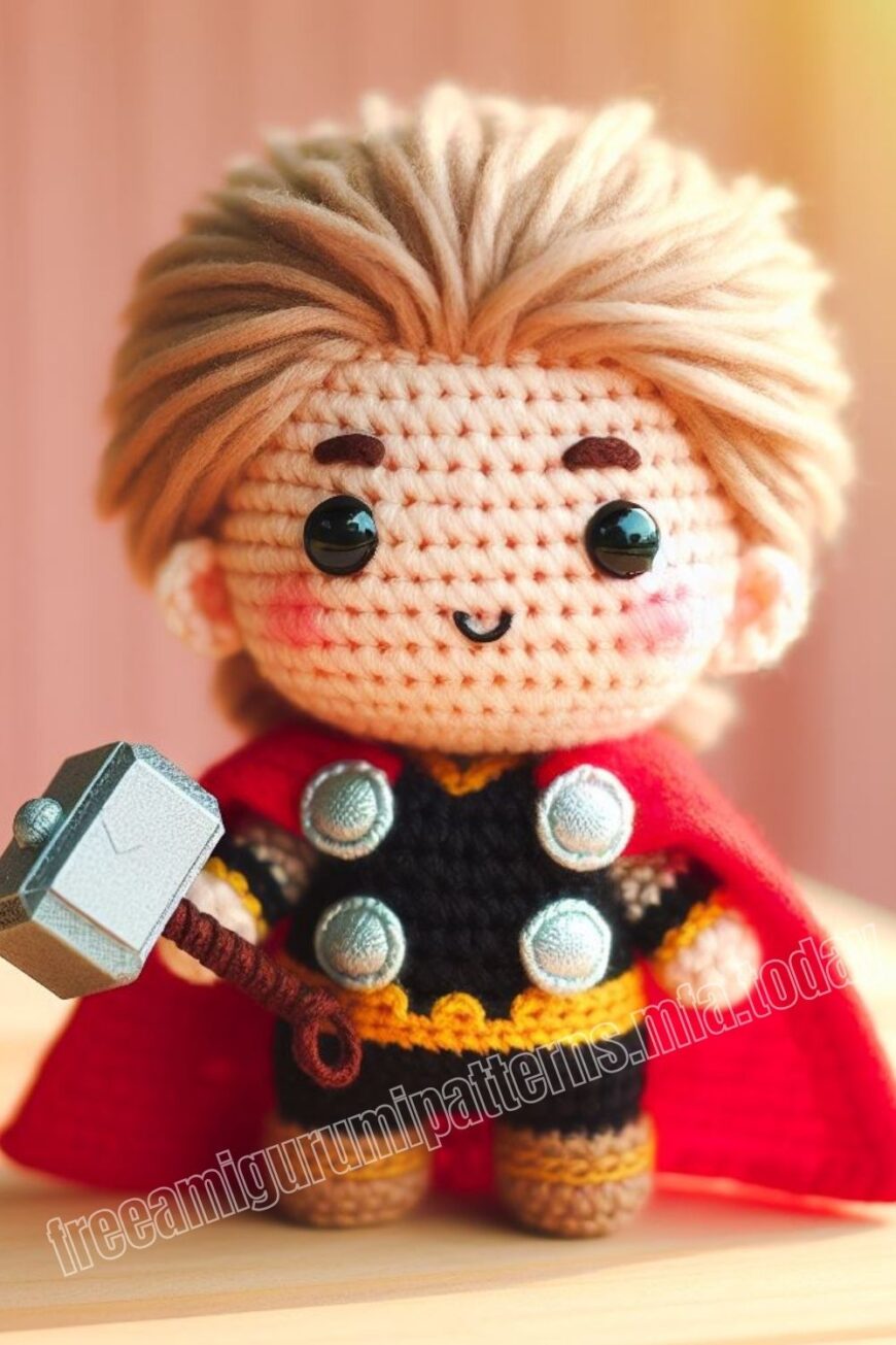 Amigurumi Small Cute Thor Free Pattern-1 – Free Amigurumi Patterns