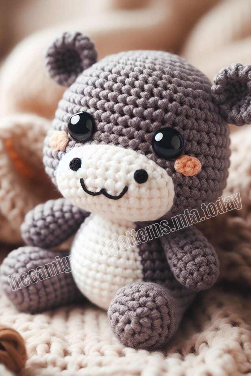 Amigurumi Crochet Hippo Free Pattern-1 – Free Amigurumi Patterns