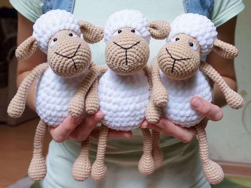 Amigurumi Crochet Sheep Free Pattern-1