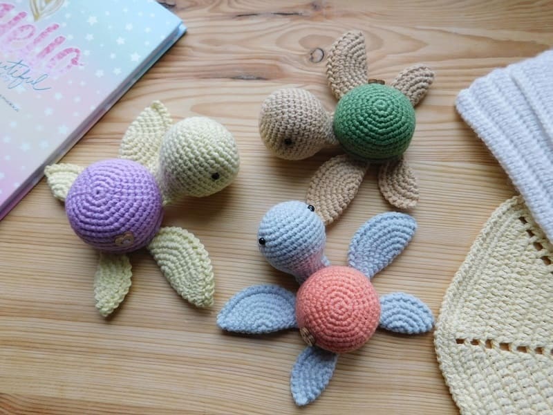 Amigurumi Crochet Turtle Free Pattern-3
