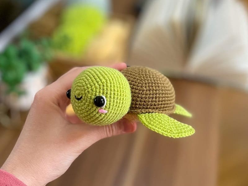 Amigurumi Cute Turtle Free Pattern-1