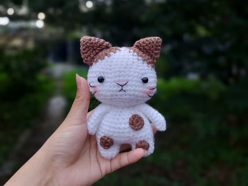 Amigurumi Little Sweet Cat Free Pattern-4