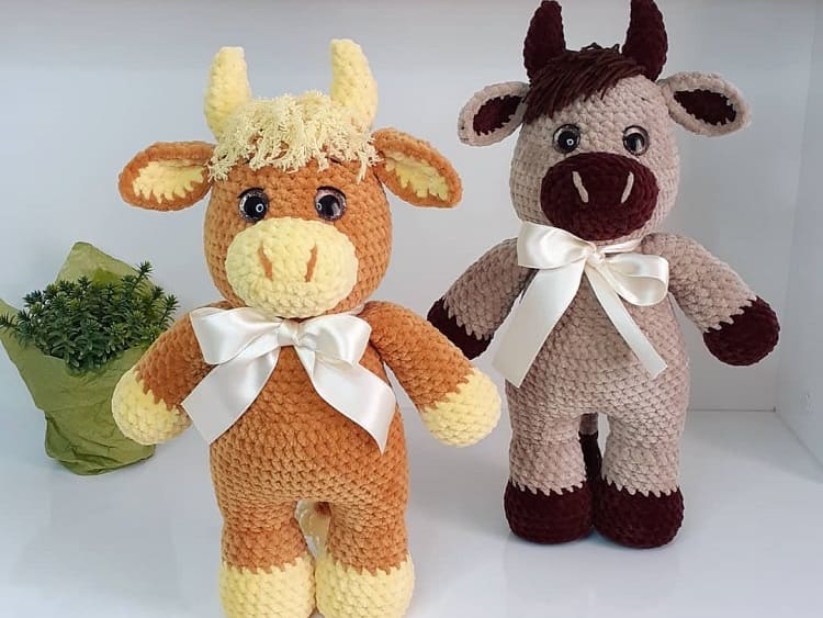 Amigurumi Plush Bull Free Pattern-2