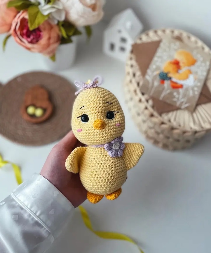 Amigurumi Crochet Spring Chick Free Pattern-3