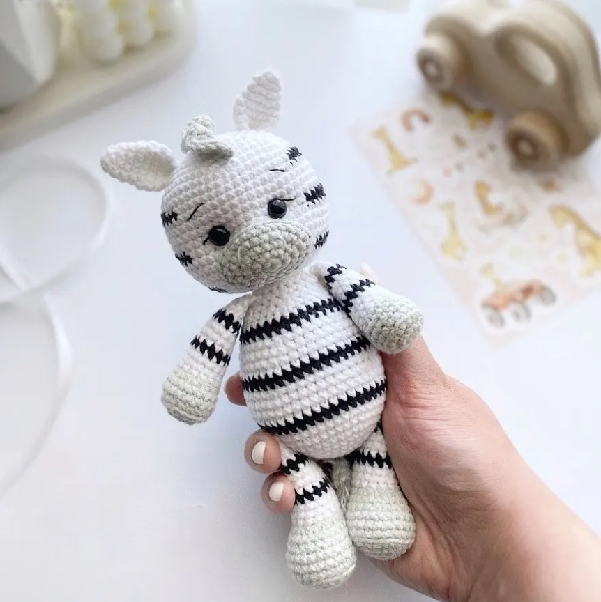 Amigurumi Crochet Zebra Free Pattern-2