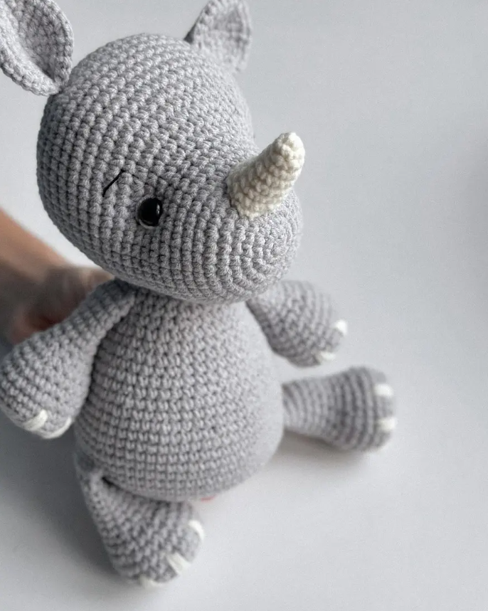 Amigurumi Cute Rhino Free Pattern-3