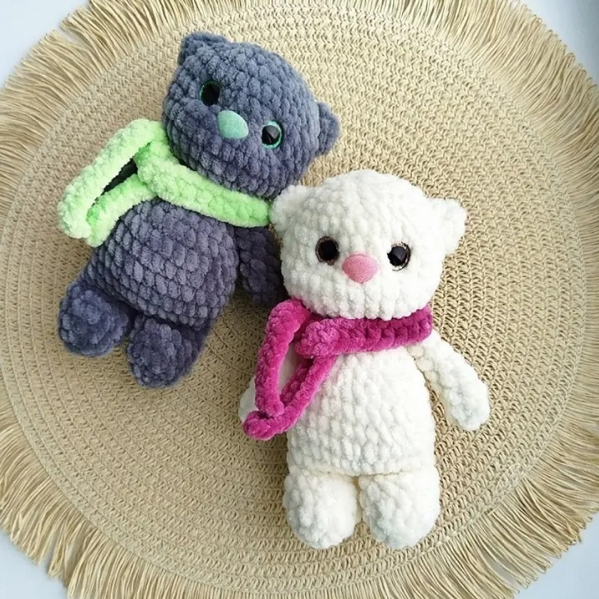 Amigurumi Plush Kitten Free Pattern-2