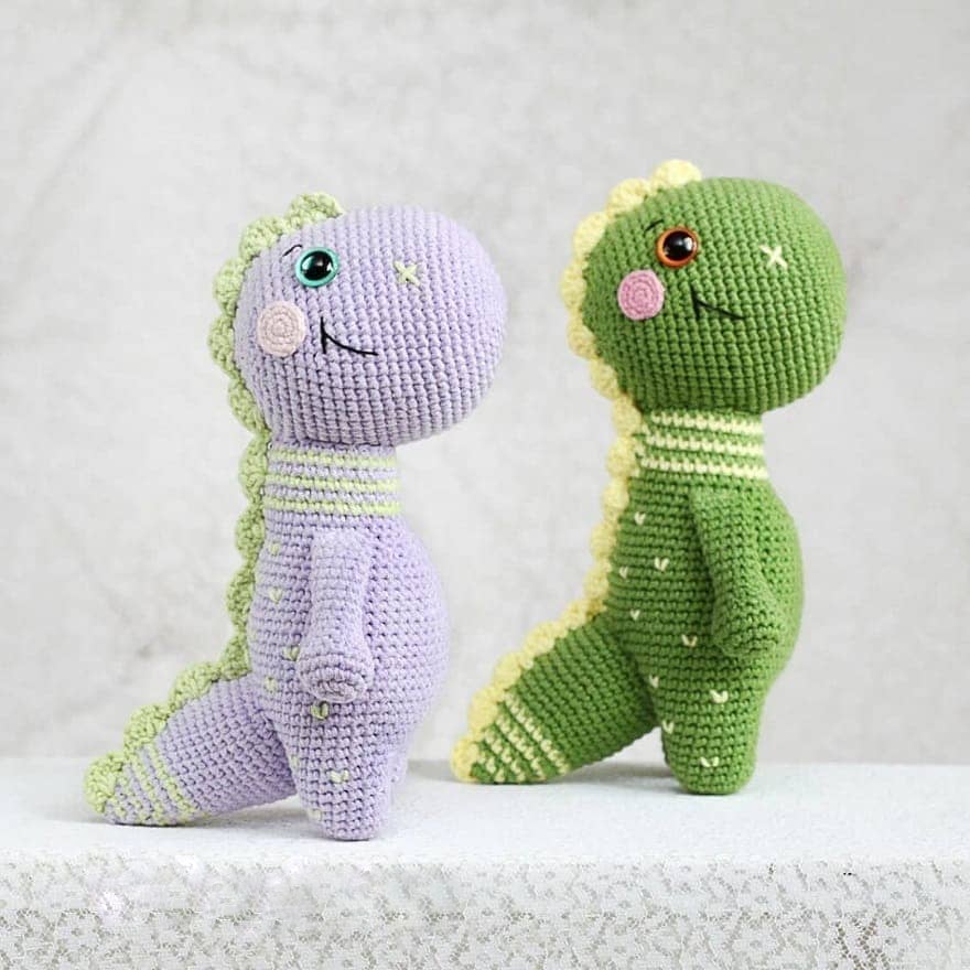 Amigurumi Cute Dinosaur Free Pattern-2