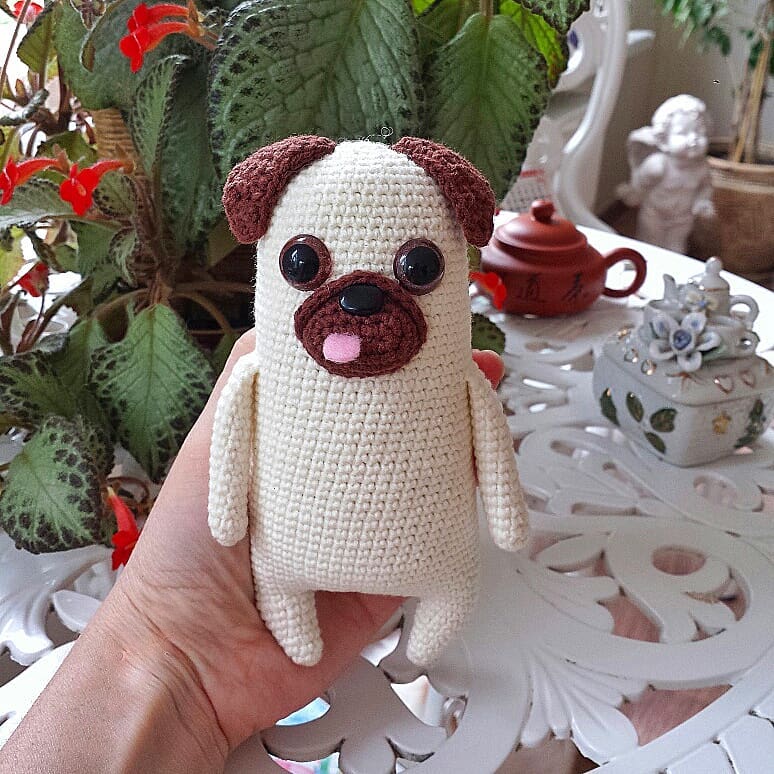 Amigurumi Patrick the Pug Free Pattern-1