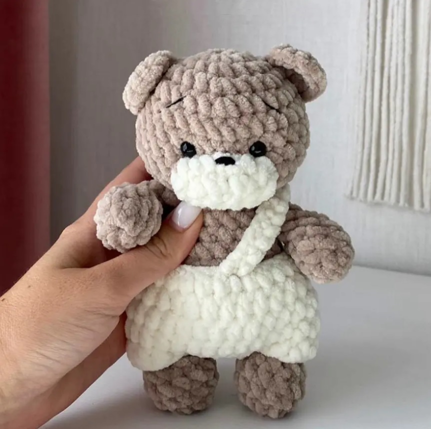 Amigurumi Teddy Bear with Pants Free Pattern -2