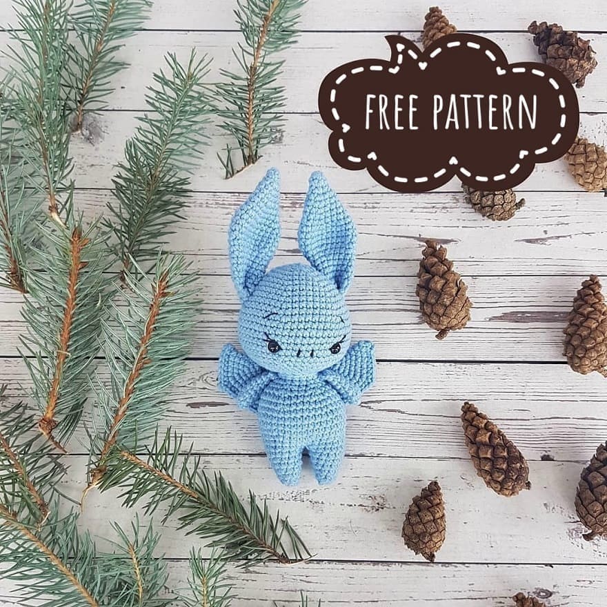 Amigurumi Crochet Bat Free Pattern-1