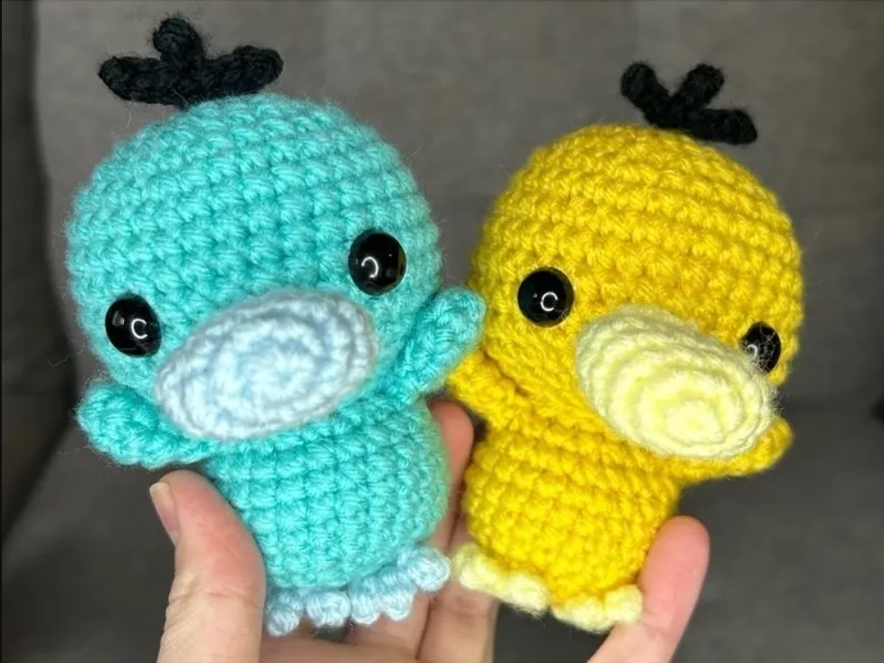 Amigurumi Crochet Psyduck Free Pattern-1