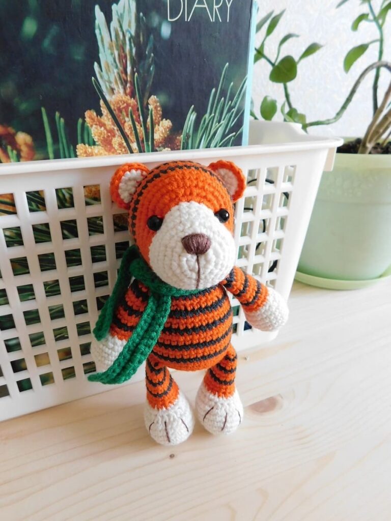 Amigurumi Crochet Tiger Free Pattern-2