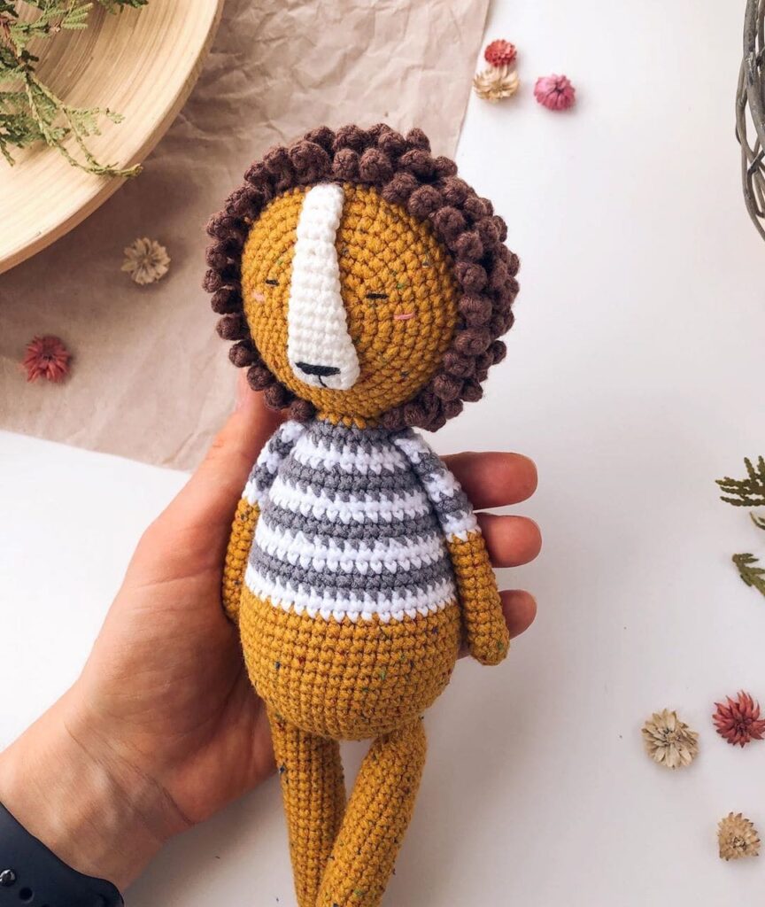 Amigurumi Cute Lion Free Pattern-1