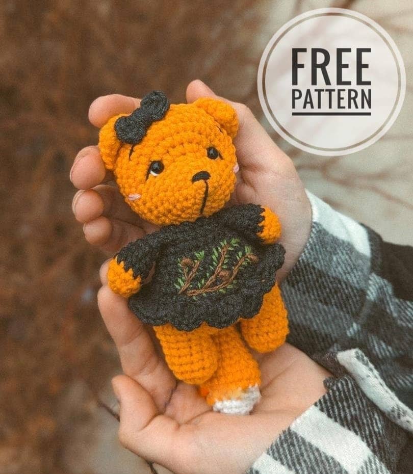 Amigurumi Fox in Dress Free Pattern-1