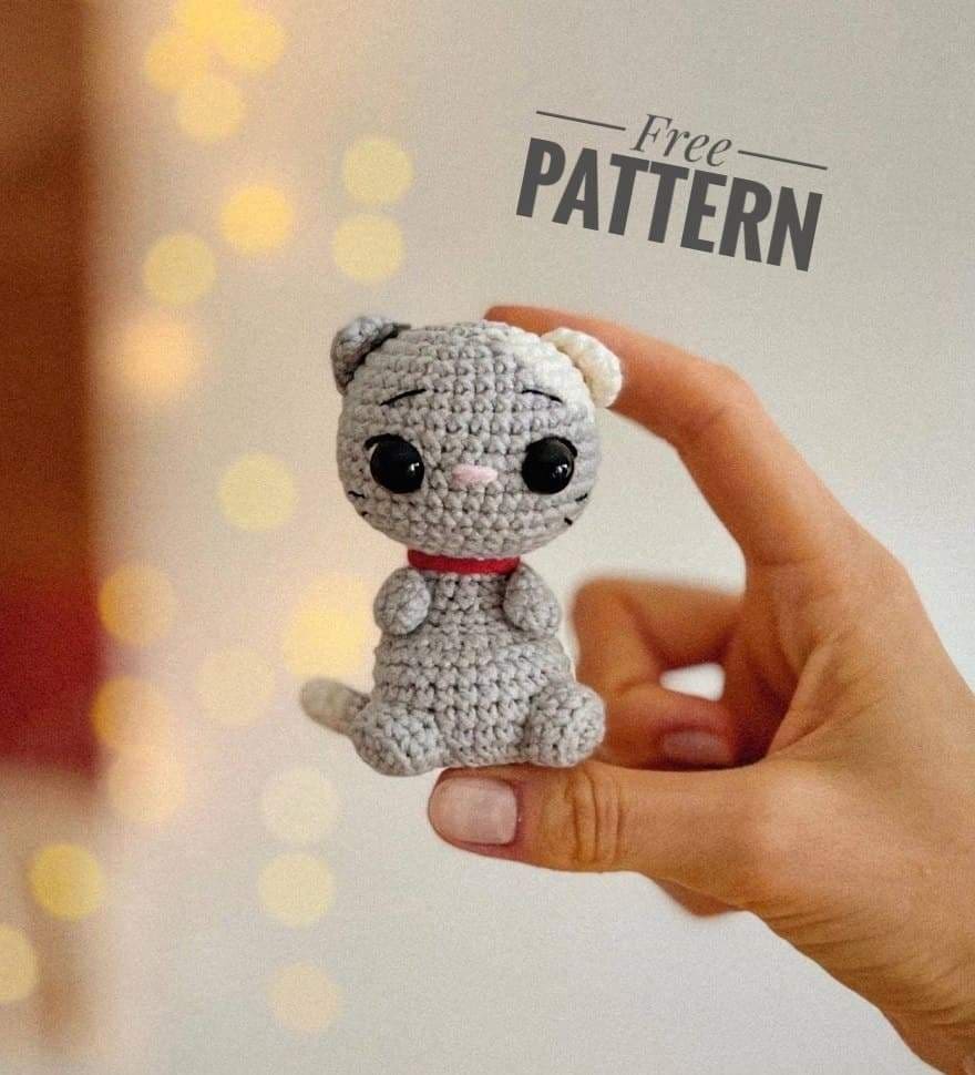 Amigurumi Little Cat Free Pattern-1