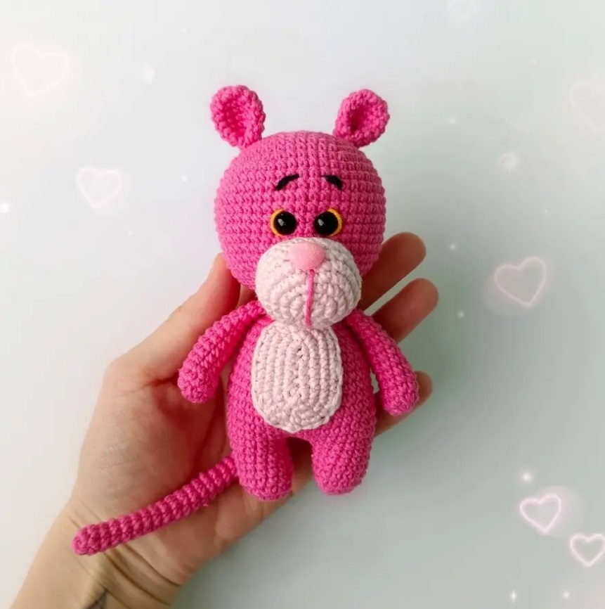 Amigurumi Pink Panther Free Pattern-1