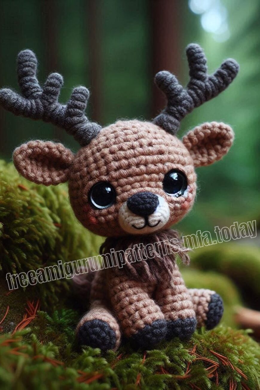 Amigurumi Plush Elk Free Pattern-1 – Free Amigurumi Patterns