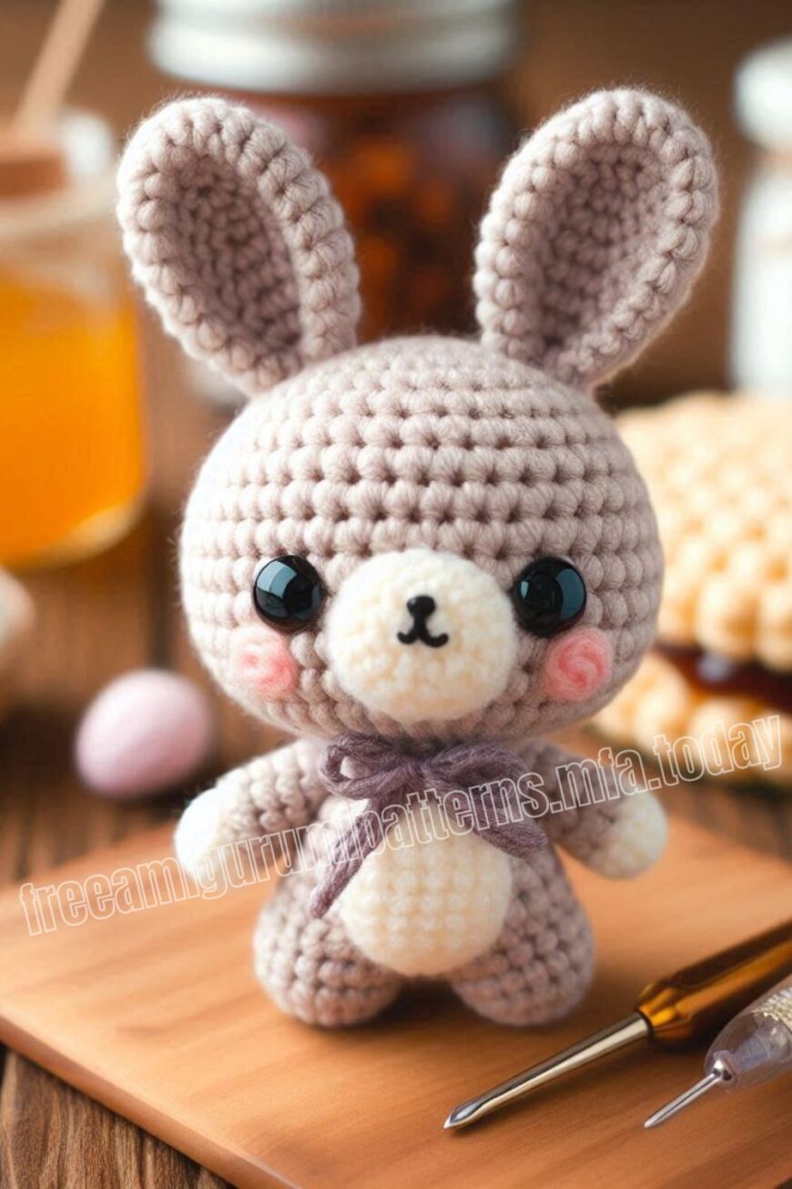 Stuffed Rabbit Dress Pattern Amigurumi Plush Bunny in Dress Free Pattern-2 – Free Amigurumi Patterns