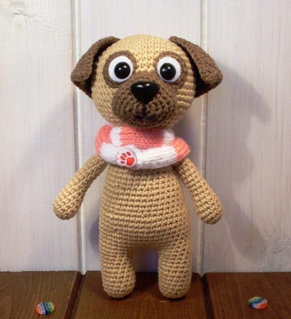 Amigurumi Pug Dog Free Pattern-2