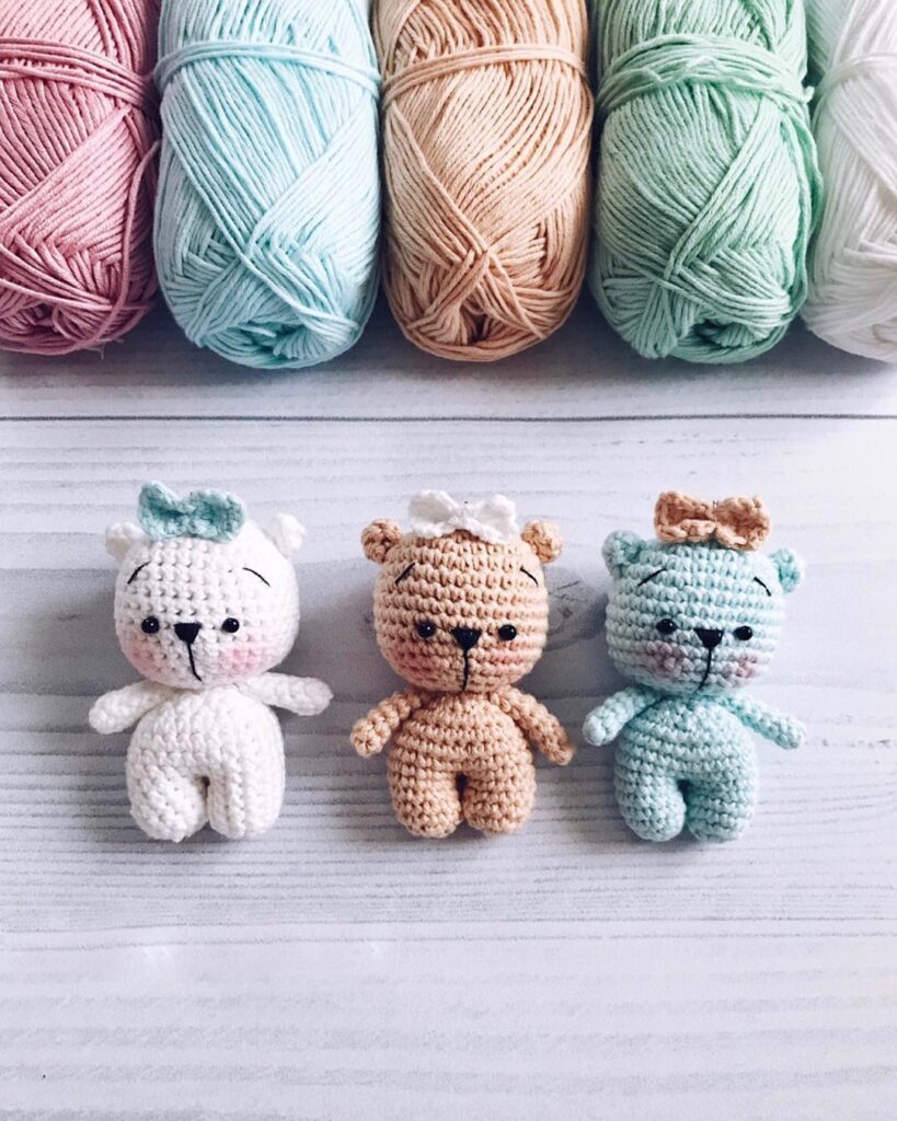 Amigurumi Tiny Teddy Bear Free Pattern-2