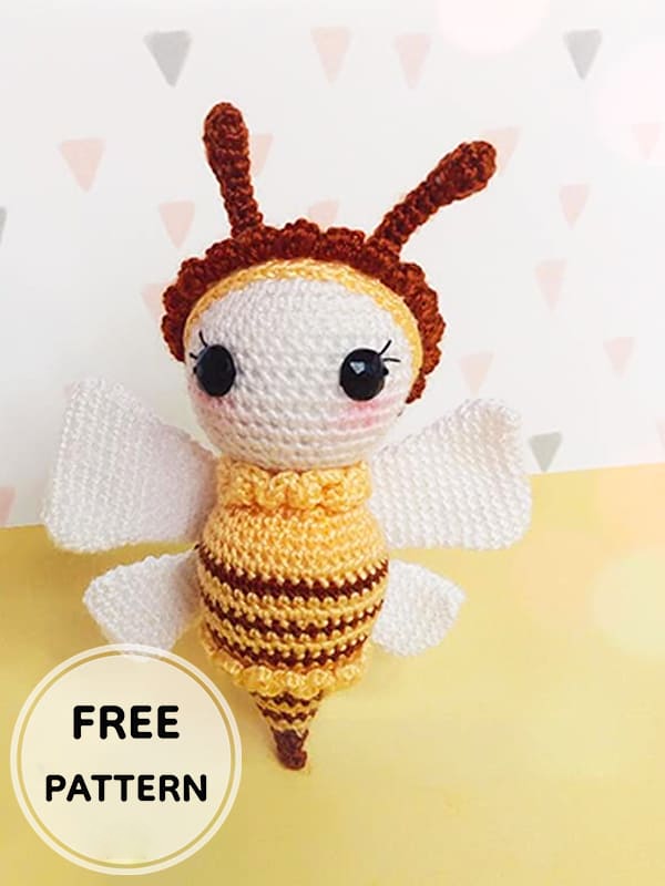 Amigurumi Cute Bee Chloe Free Pattern-1