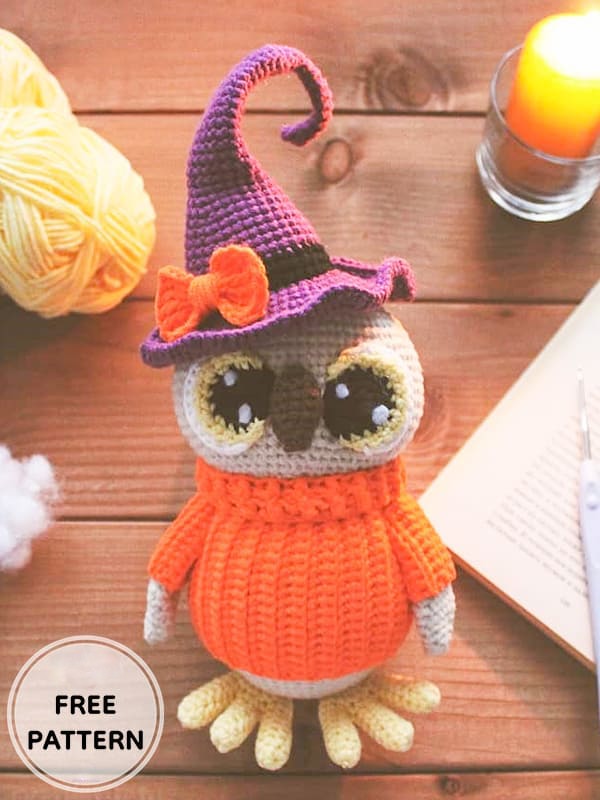 Amigurumi Halloween Owl Free Pattern-2