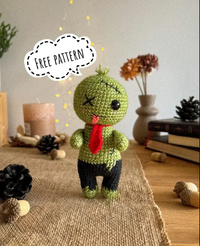 Amigurumi Halloween Zombie Free Pattern-1