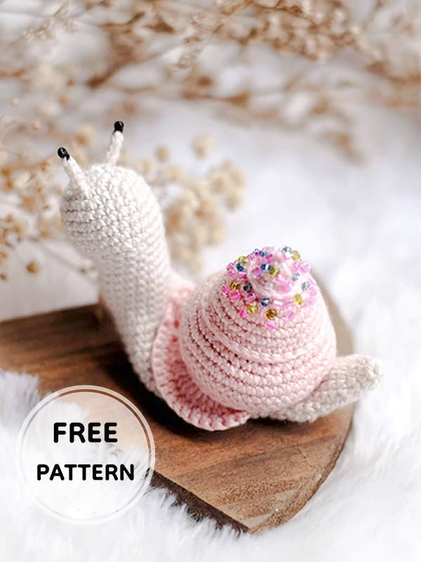 Amigurumi Cute Snail Free Pattern-1