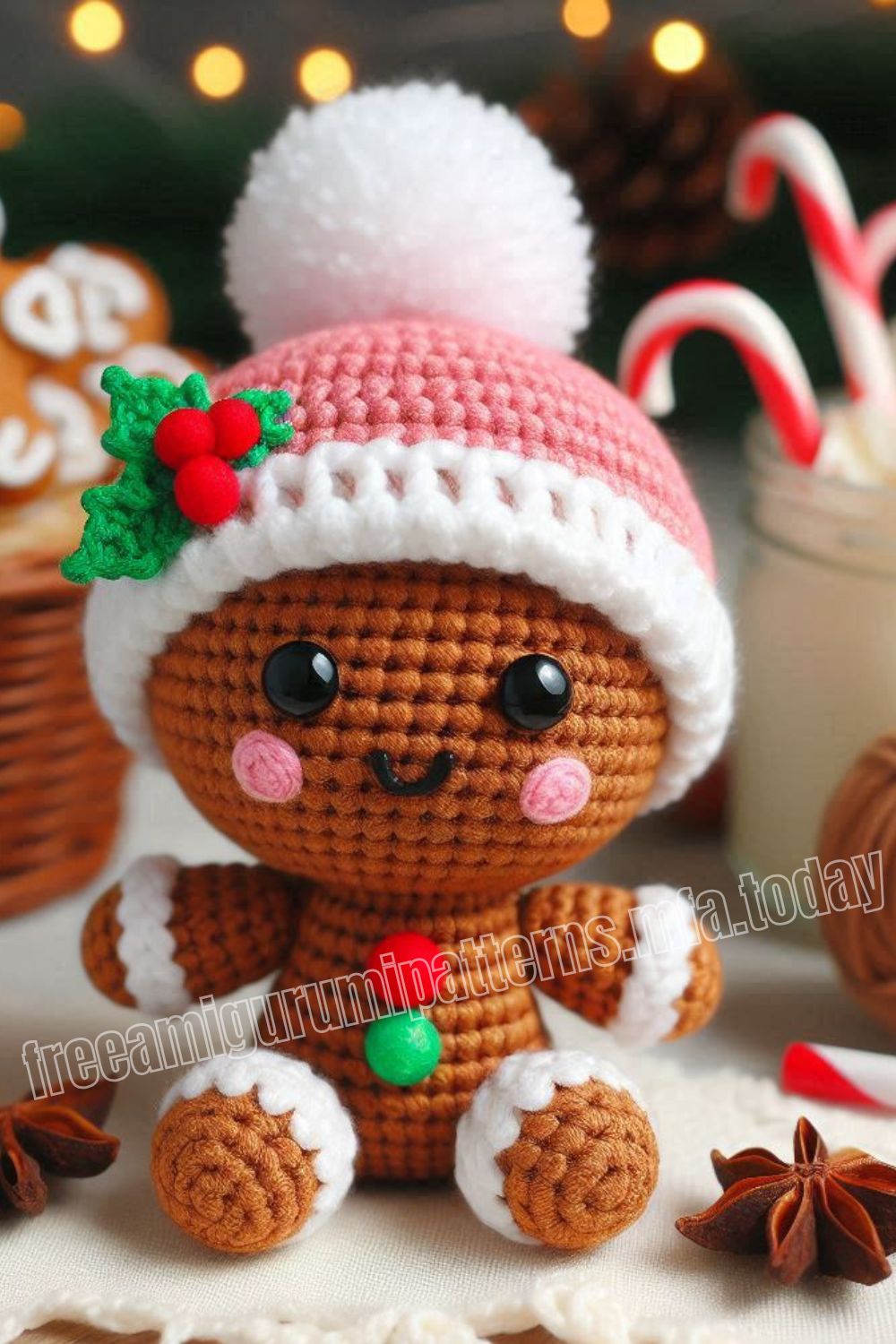 Amigurumi Gingerbread Girl Free Pattern-1 – Free Amigurumi Patterns