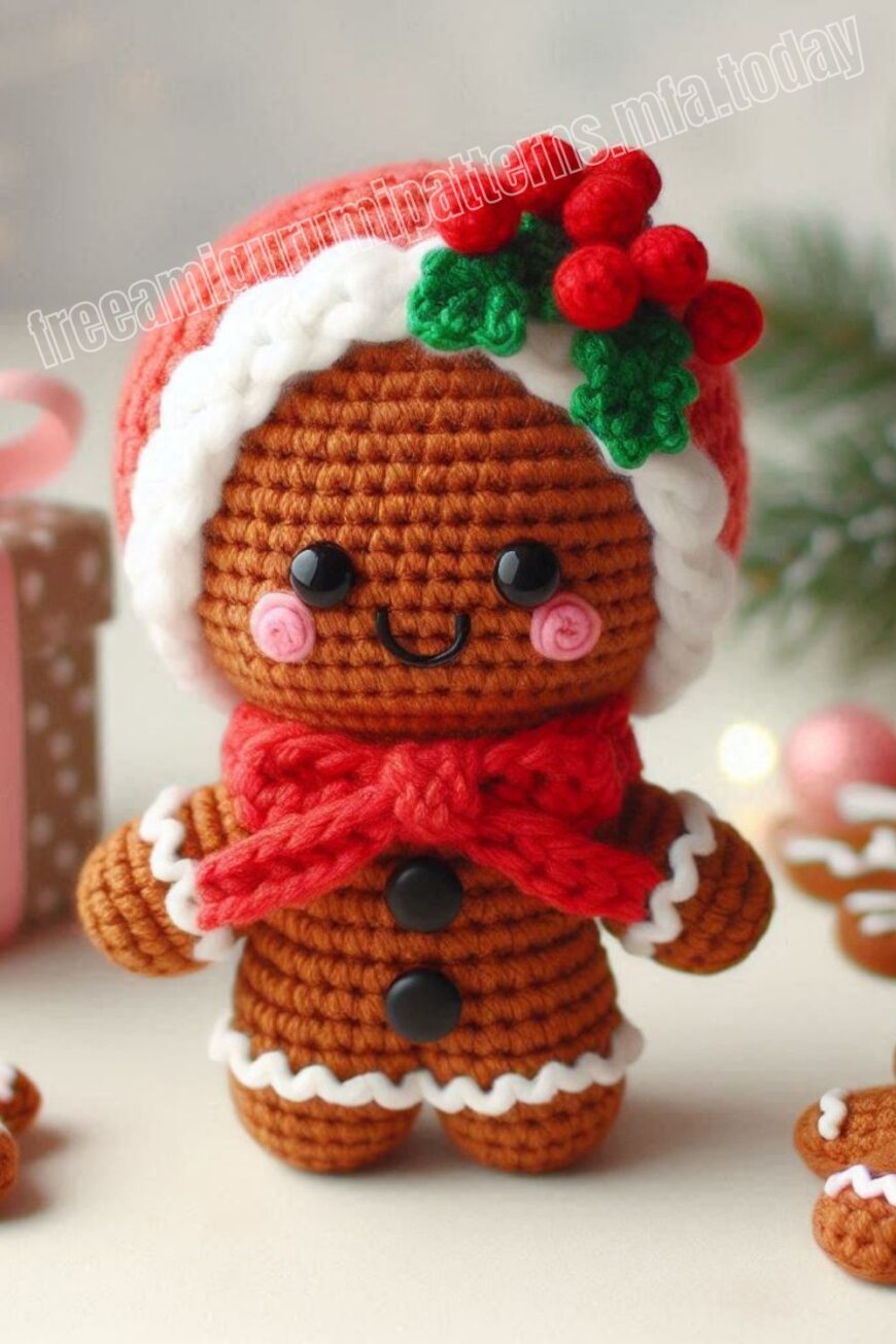 Amigurumi Gingerbread Girl Free Pattern-1 – Free Amigurumi Patterns