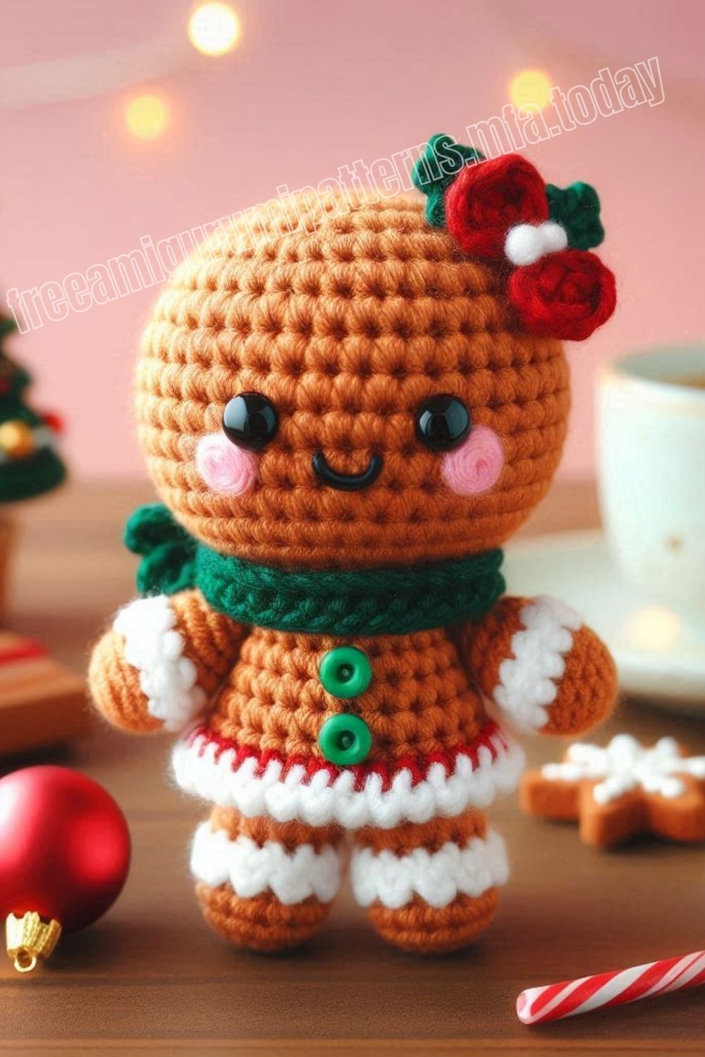 Amigurumi Gingerbread Girl Free Pattern-1 – Free Amigurumi Patterns