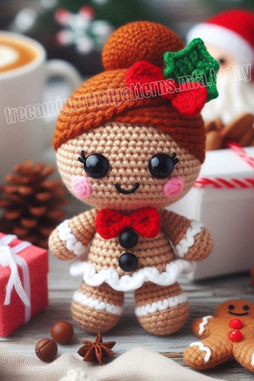 Amigurumi Gingerbread Girl Free Pattern-1 – Free Amigurumi Patterns