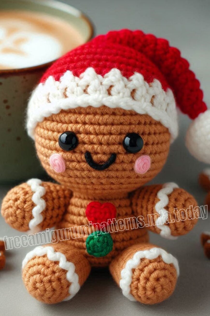 Amigurumi Gingerbread Girl Free Pattern-1 – Free Amigurumi Patterns