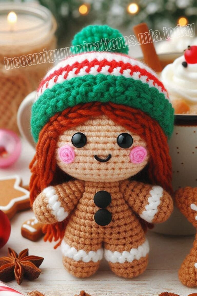 Amigurumi Gingerbread Girl Free Pattern-1 – Free Amigurumi Patterns