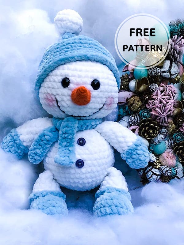 Amigurumi Plush Snowman Free Pattern-1