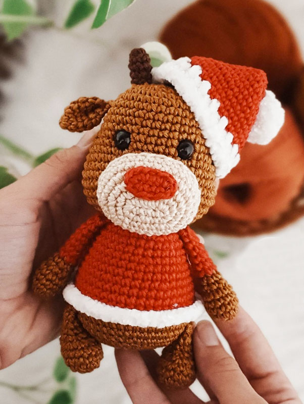 Amigurumi Christmas Deer Free Pattern-1