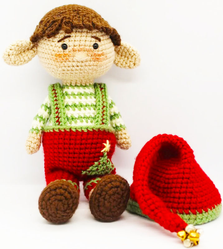 Amigurumi Christmas Elf Dolly Free Pattern-1