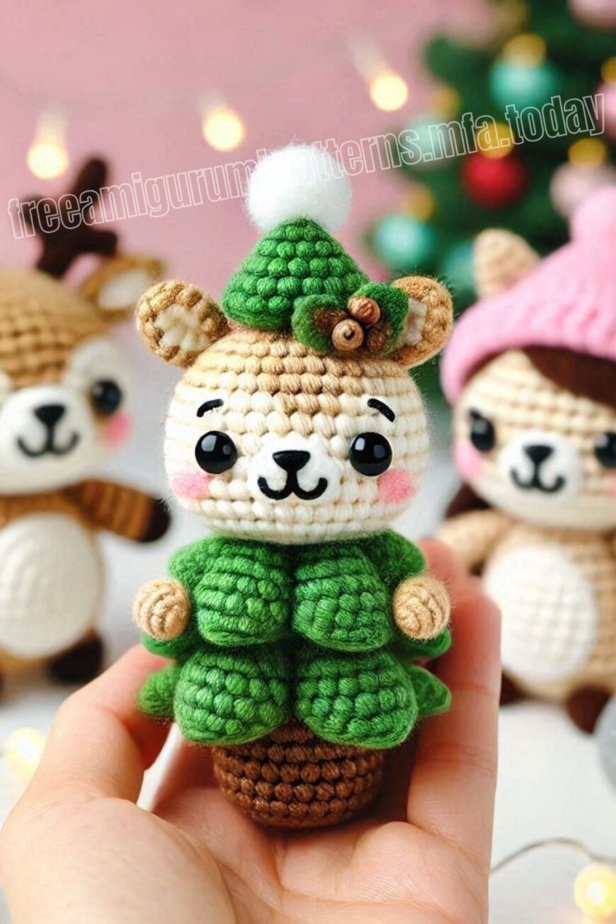 Amigurumi Christmas Pine Tree Free Pattern-1 – Free Amigurumi Patterns