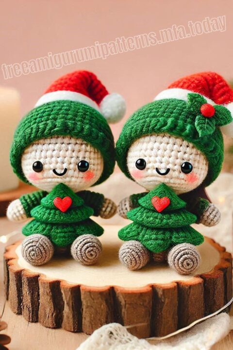 Amigurumi Christmas Pine Tree Free Pattern-1 – Free Amigurumi Patterns